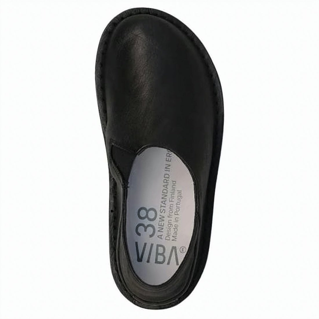 Black Slip-On Sneakers with Rubber Sole