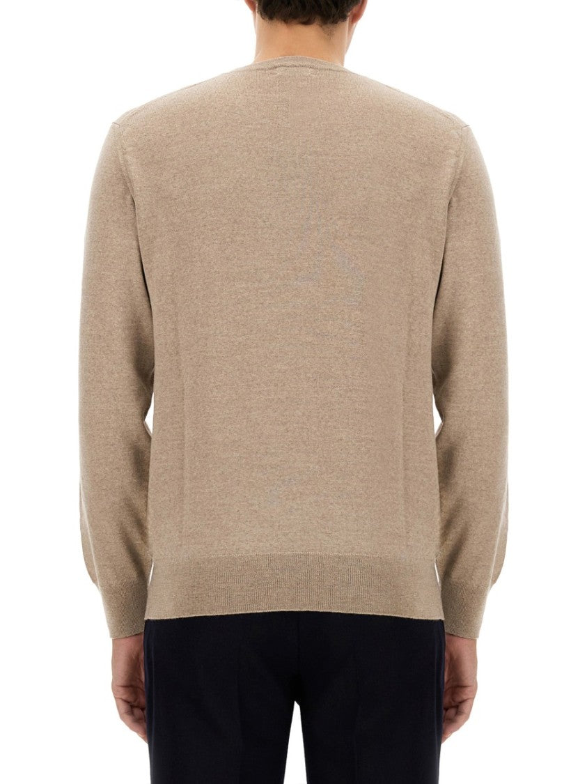 Crew Neck Wool Jersey