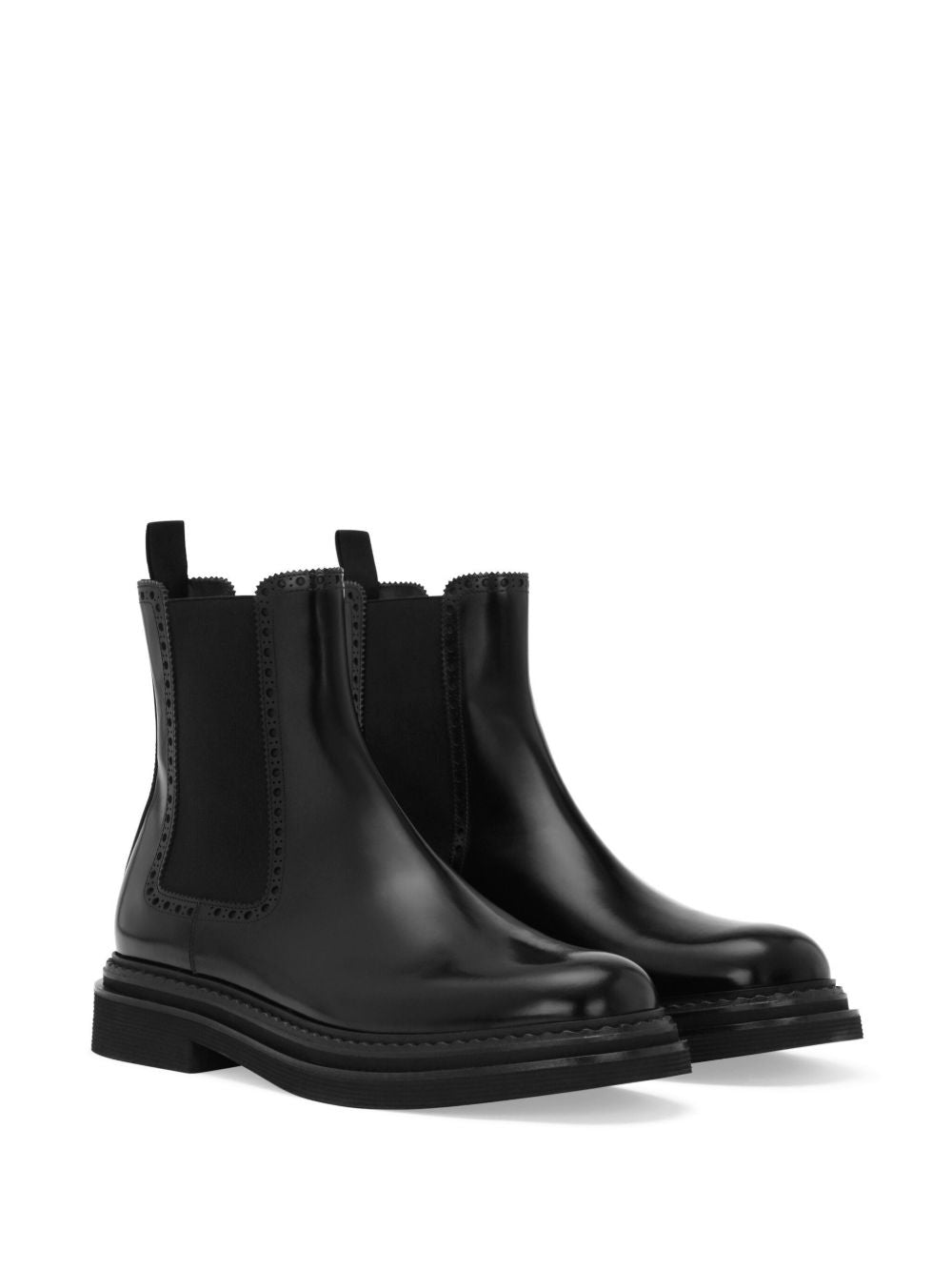 Brushed Calfskin Ankle Boots