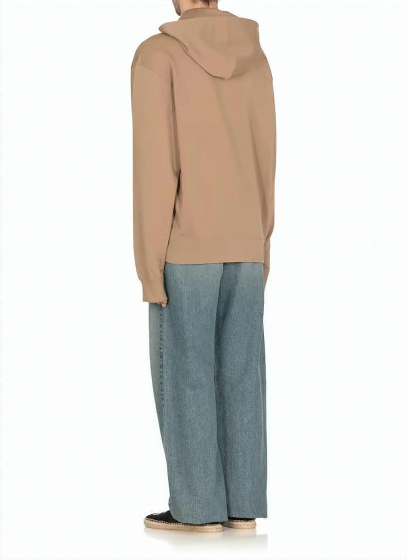 Relaxed Fit Graphic Hoodie with Front Kangaroo Pocket