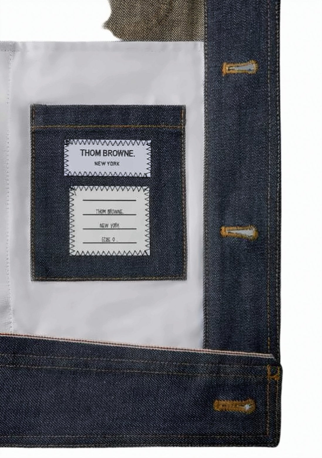 Structured Selvedge Denim Utility Jacket