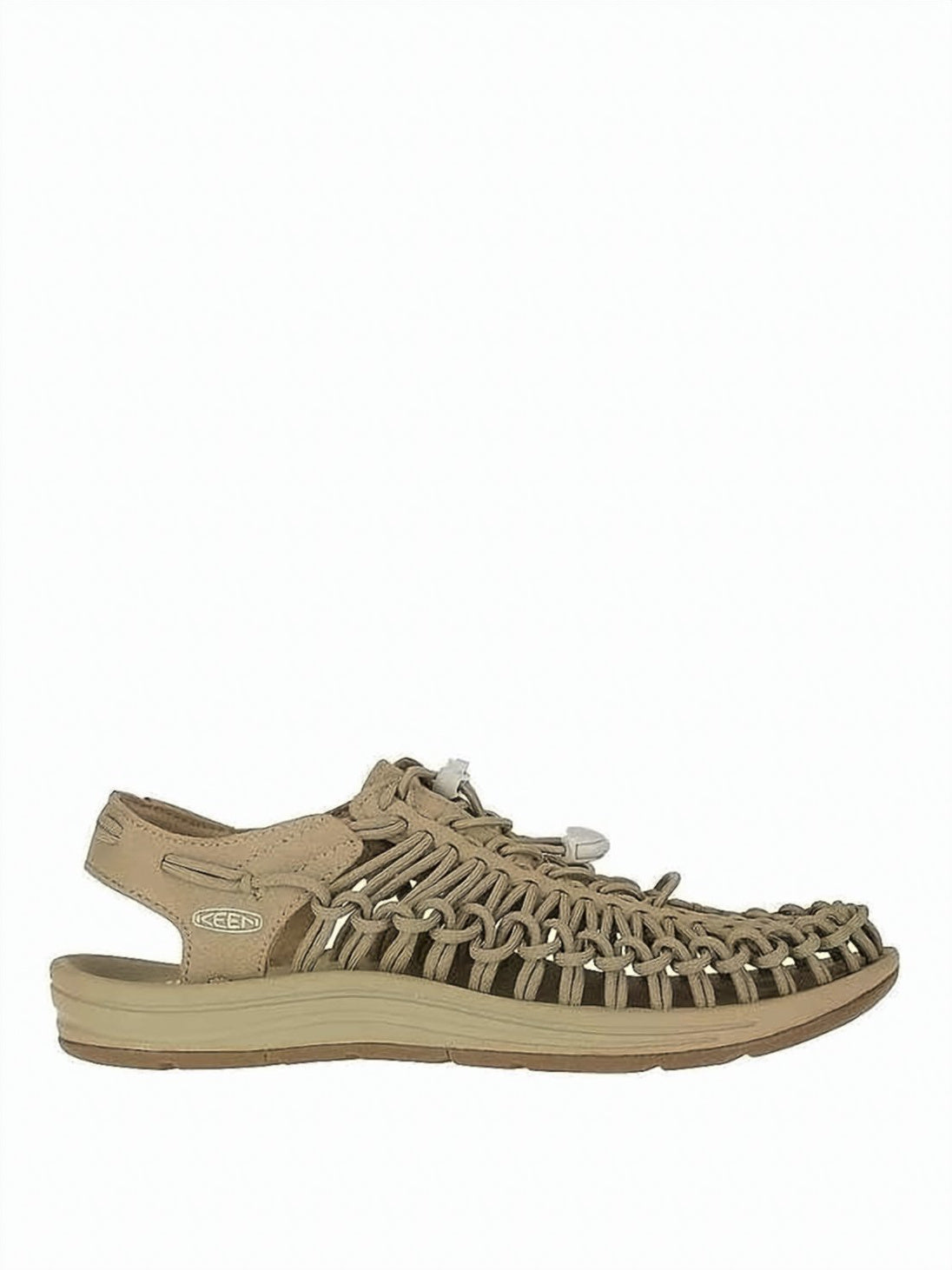 Open Woven Design Sandals with Cushioned Sole