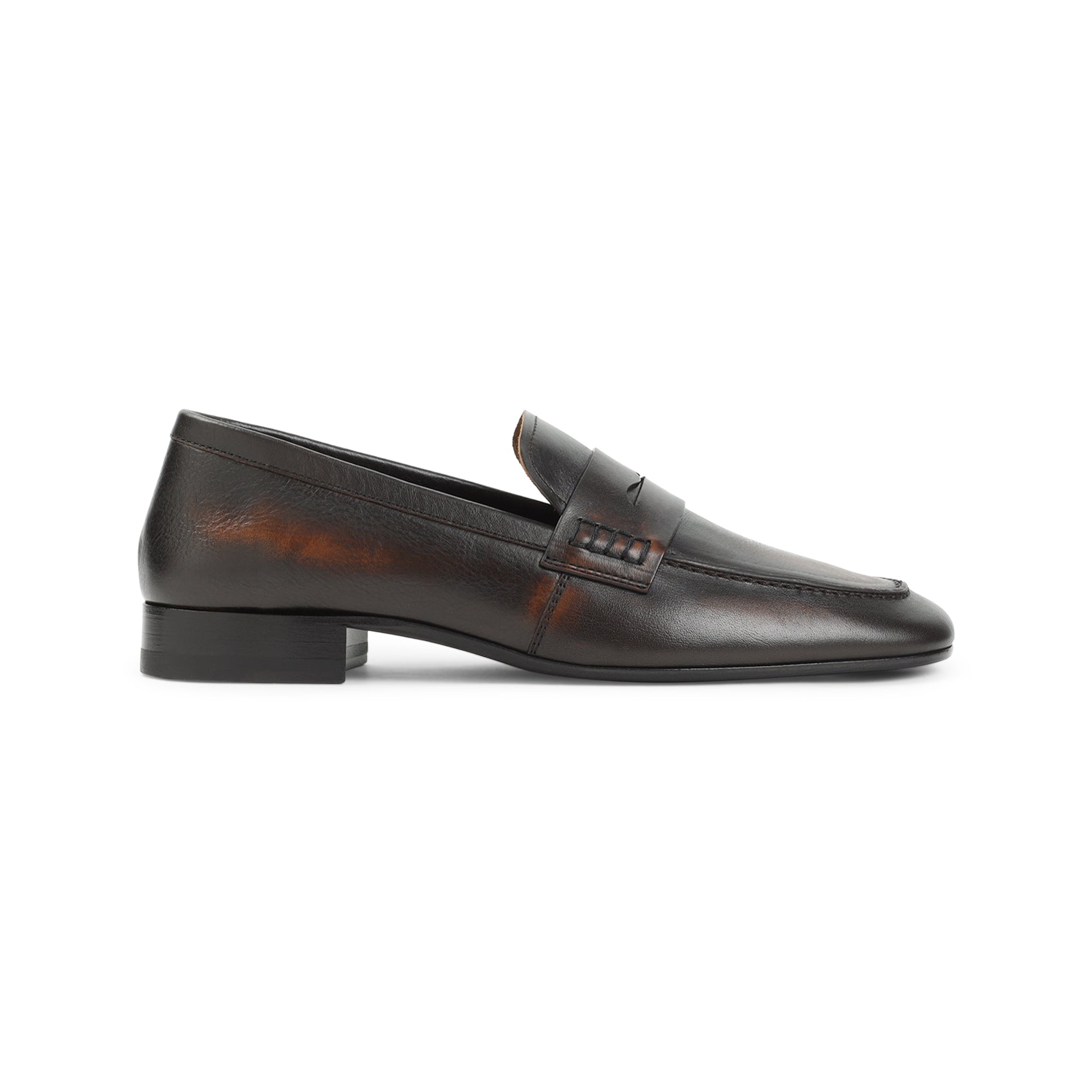 Nude Calf Leather Loafers