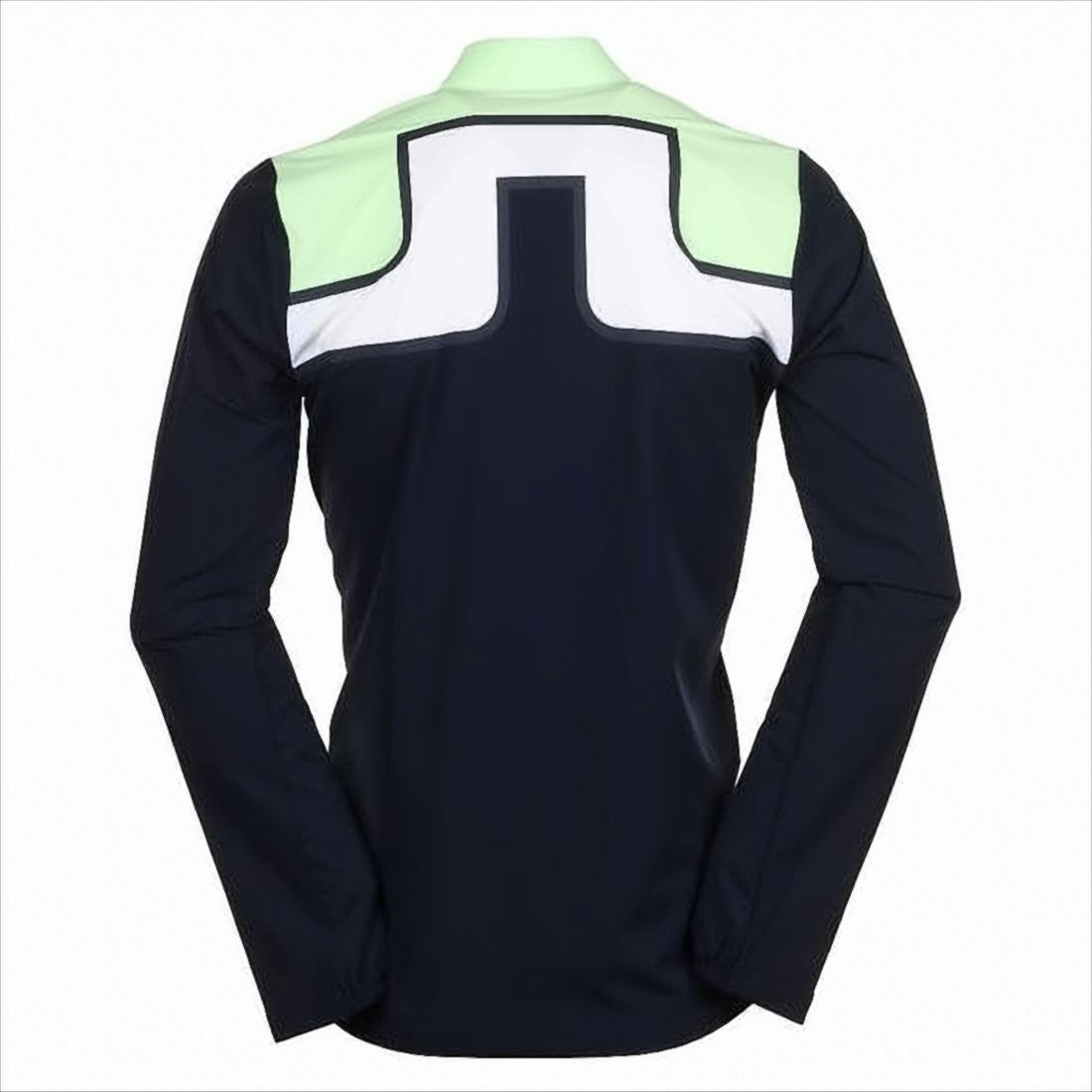 Fitted Activewear Jacket with Geometric Back Design