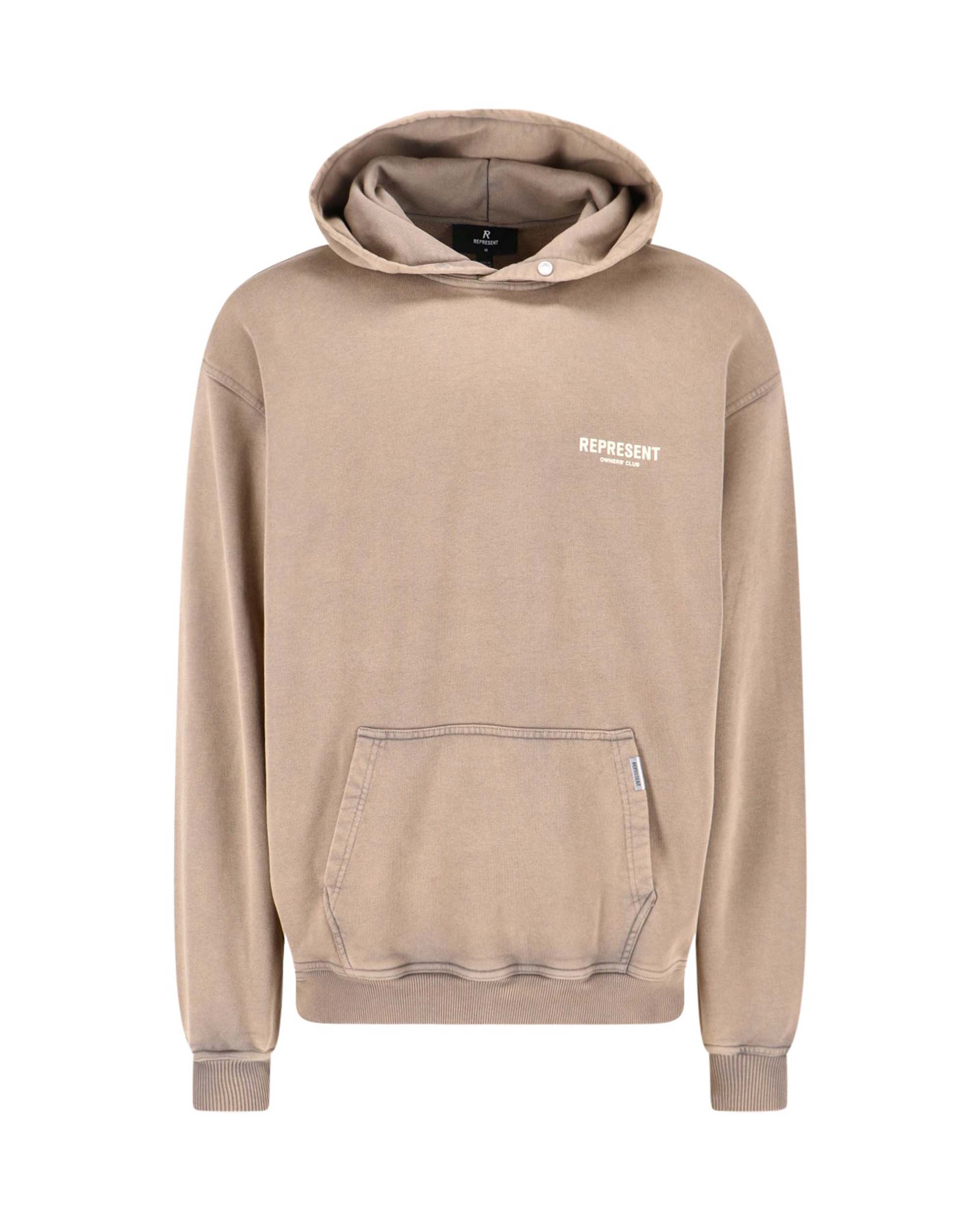 Relaxed Fit Cotton Hoodie With Contrast Stitching