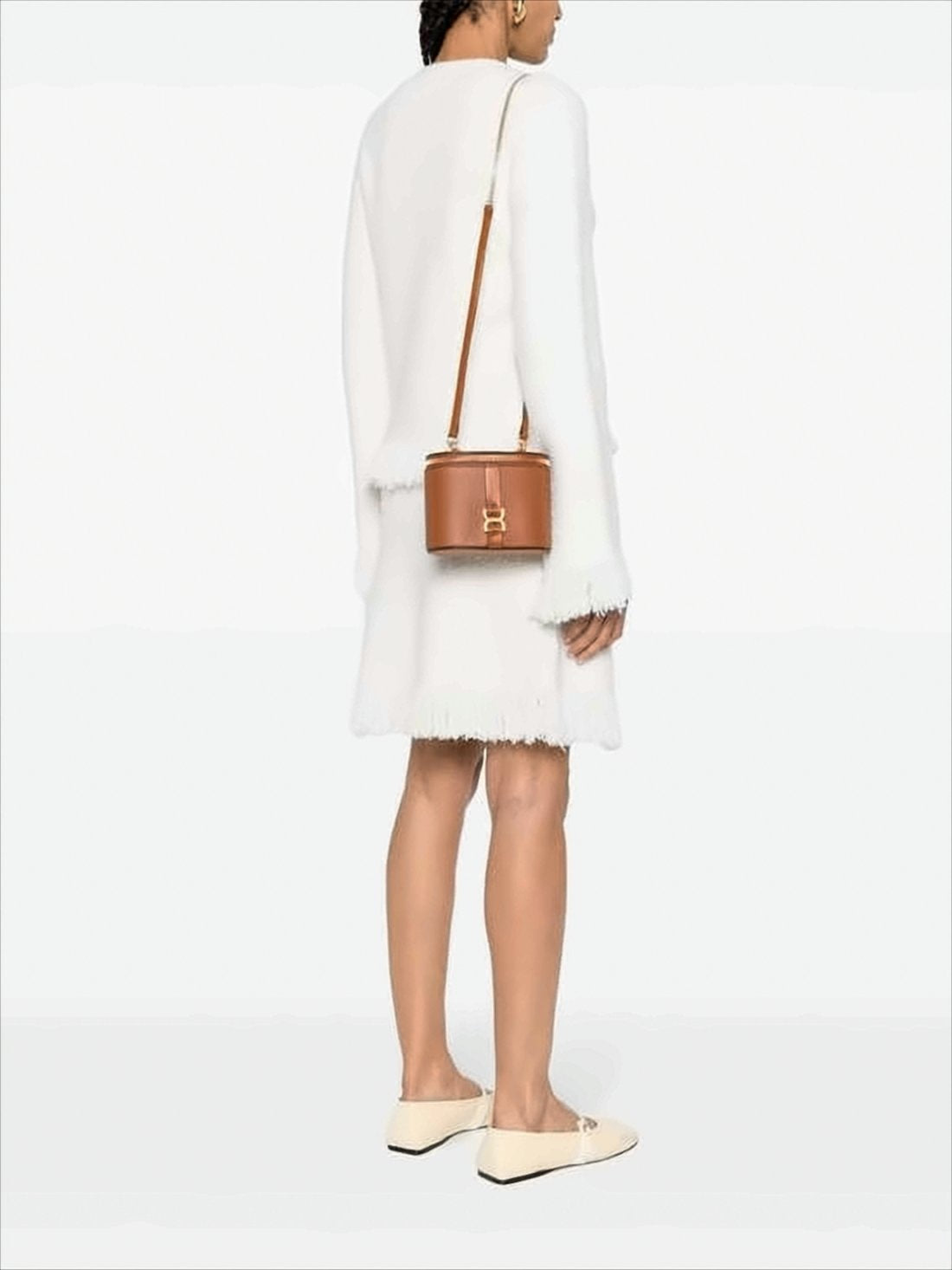 Textured Cowhide Shoulder Bag