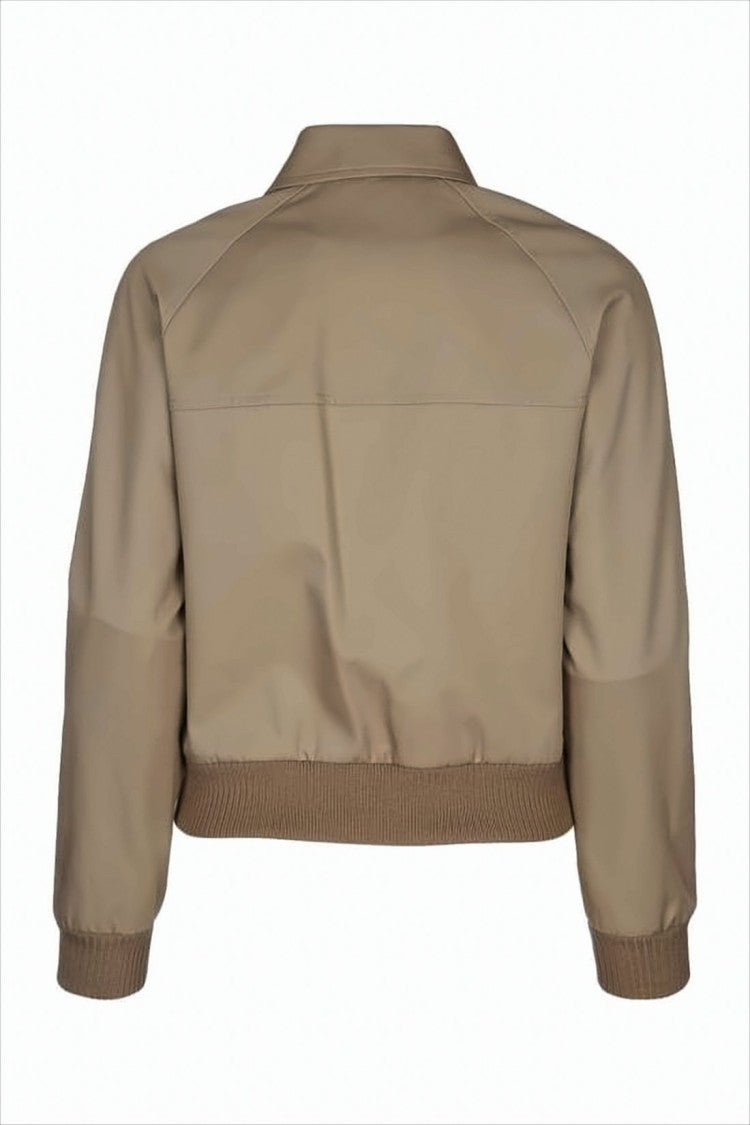 Cropped Zip-Up Front Jacket