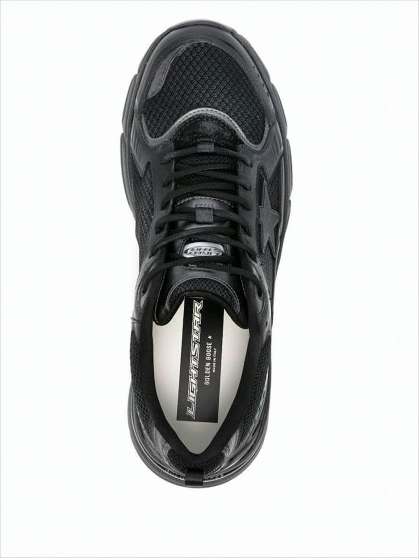 Chunky Sole Sneakers with Star Emblem