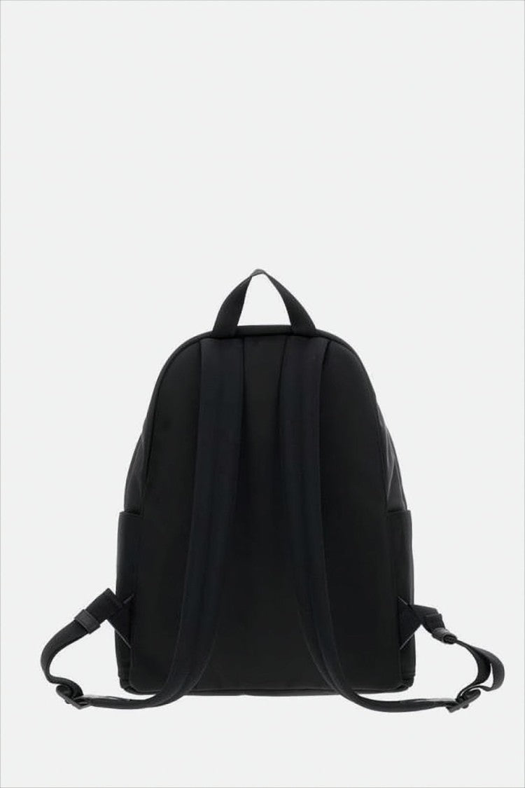 Minimalist Black Backpack with Adjustable Straps