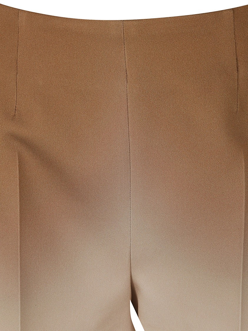 Tailored Brown Ombre Shorts