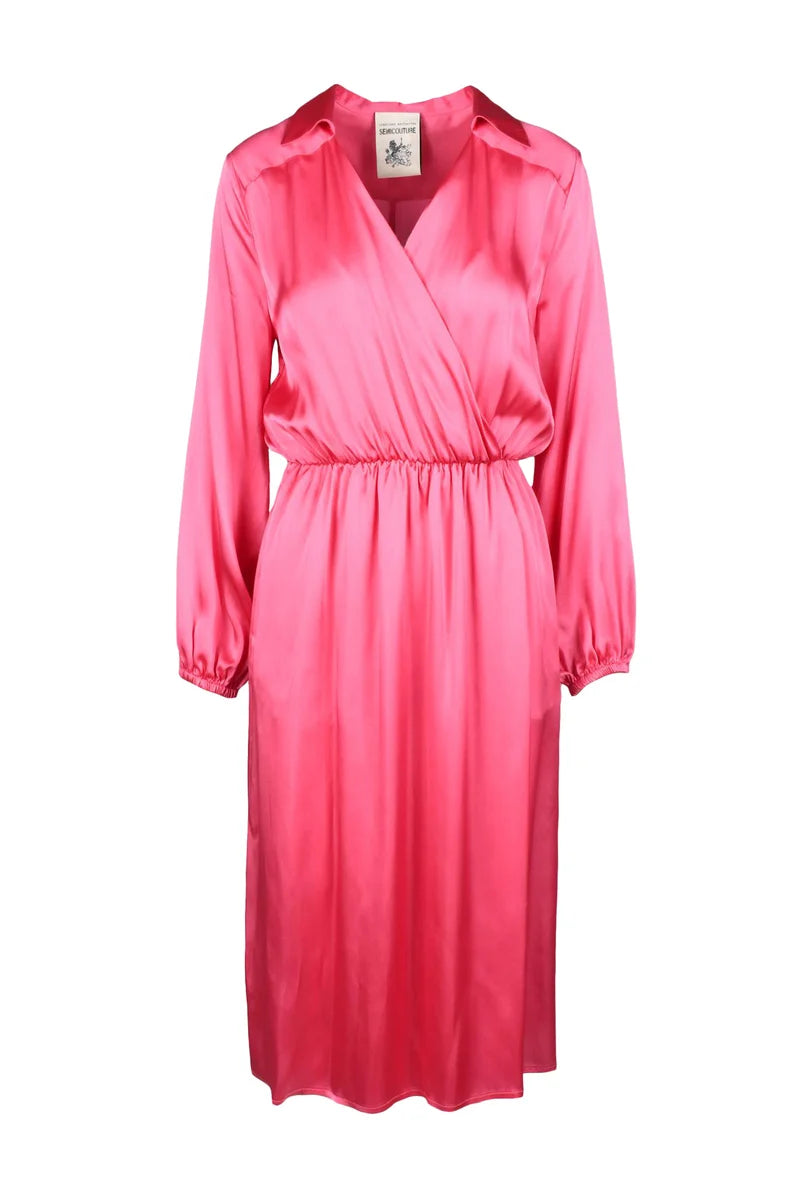 Satin Dress - Pink