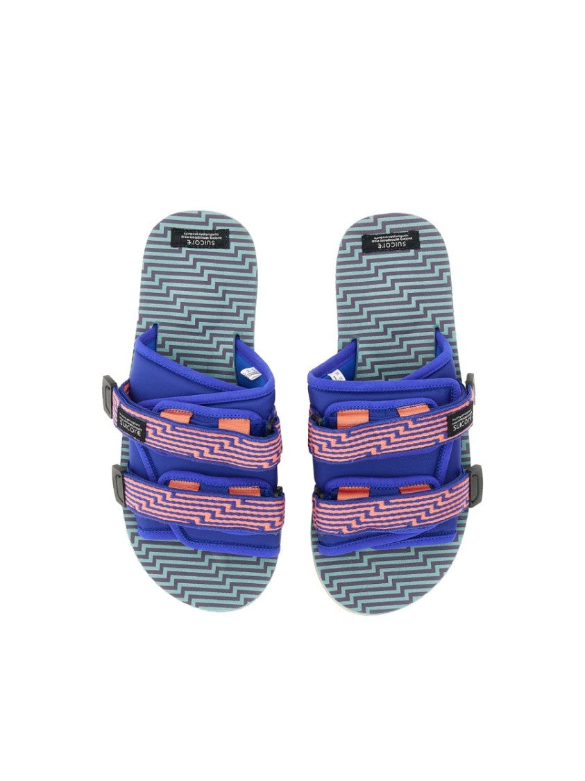 Padded Nylon Slipper With Adjustable Straps