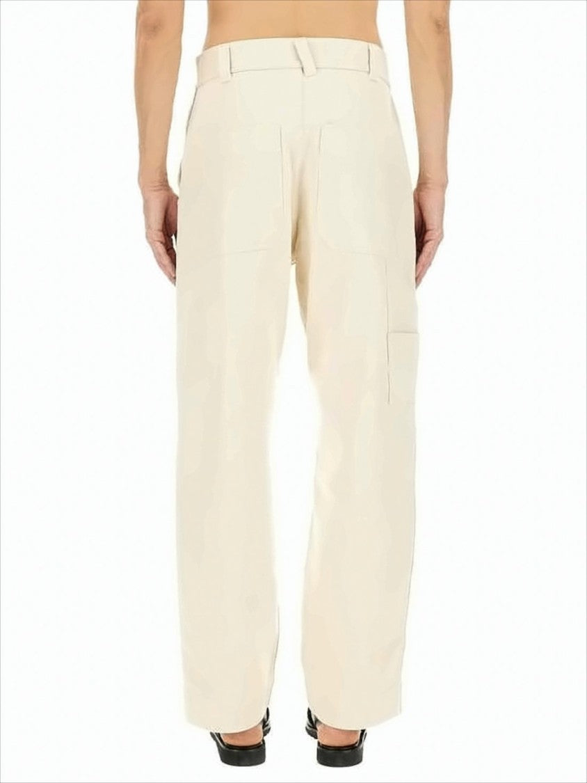 High-Waisted Straight Pants with Minimalist Design
