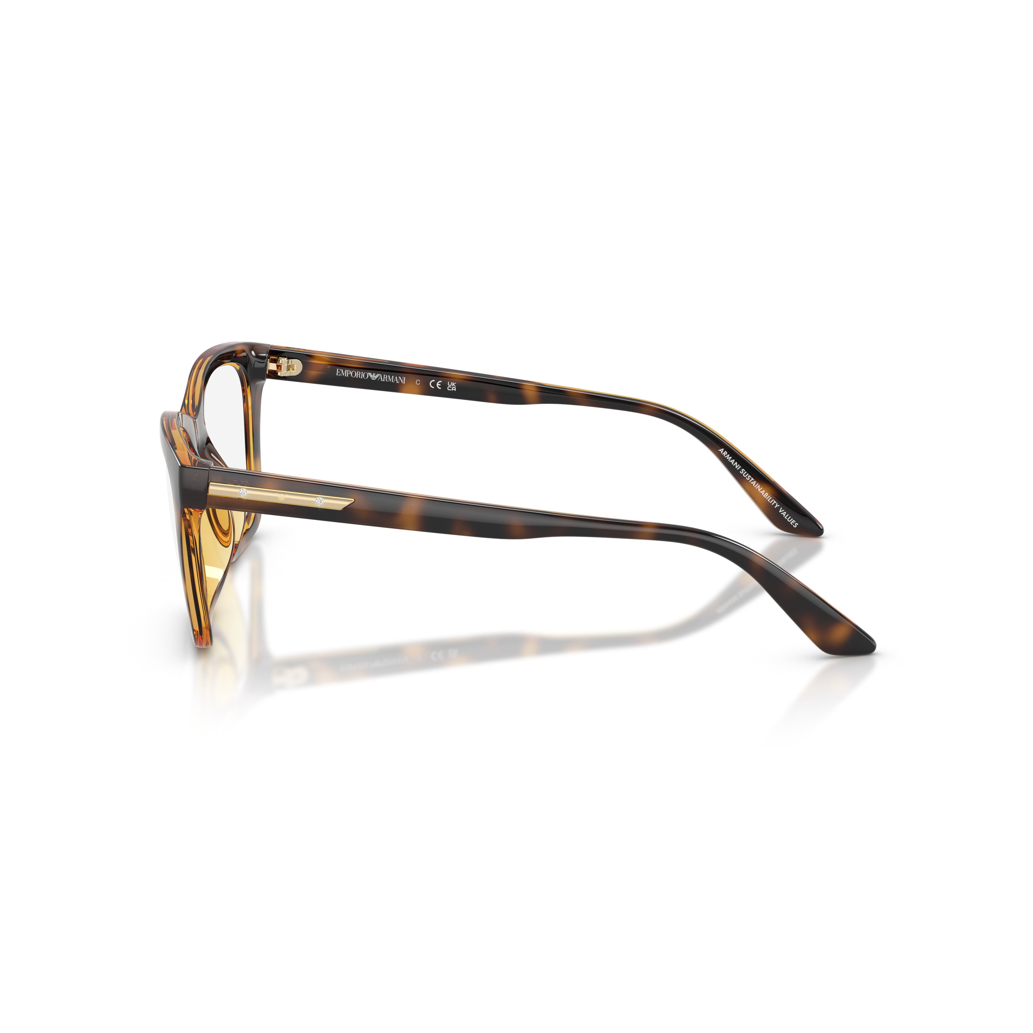 Oversized Tortoiseshell Square Frame Eyeglasses
