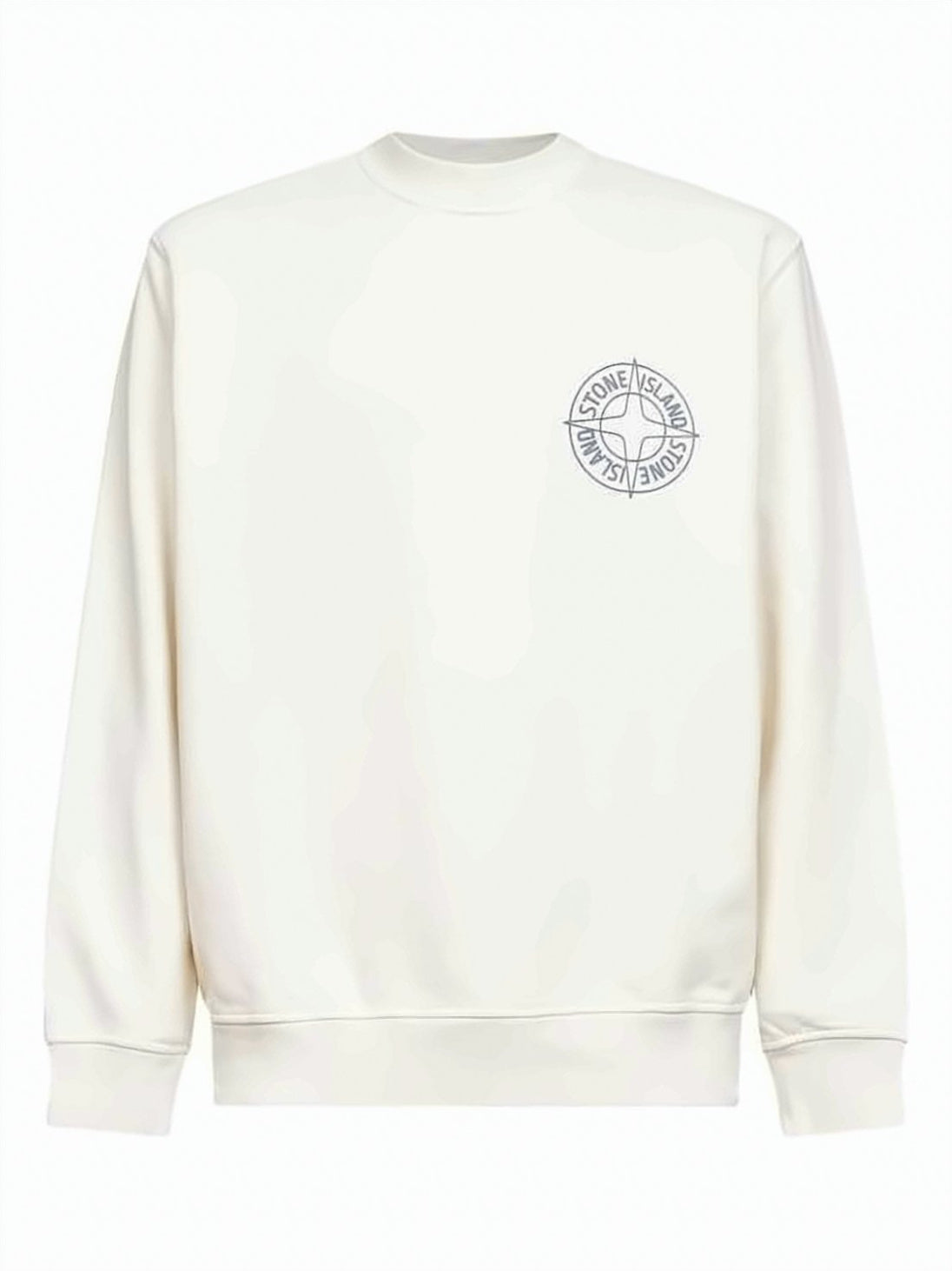 Off-White Long-Sleeve Shirt with Compass Logo