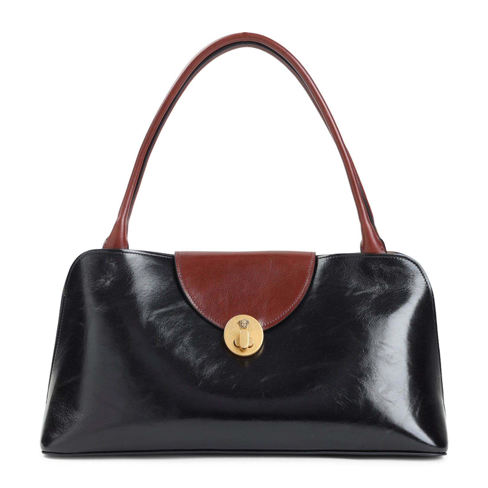 Smooth Leather Shoulder Bag