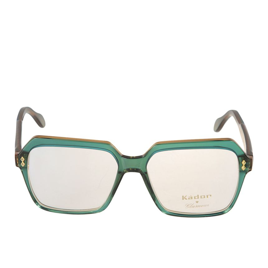 Giada Glamour Geometric Frame Sunglasses with Oversized Lenses