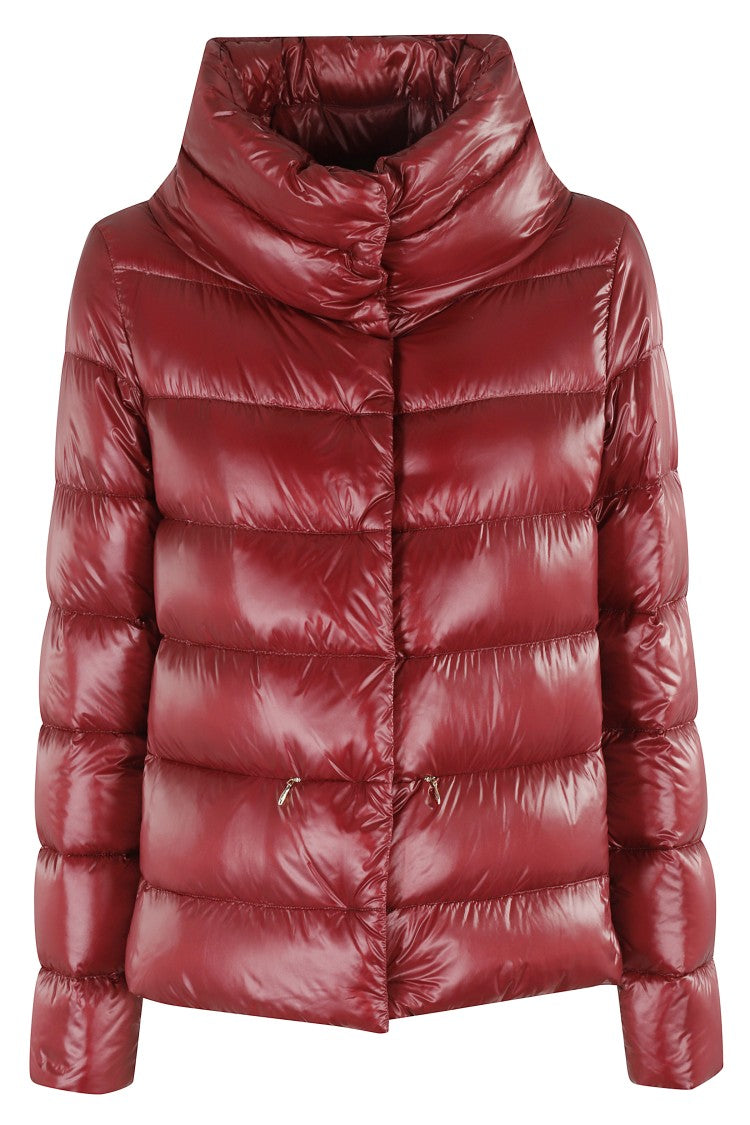 Burgundy Monogram Down Jacket
