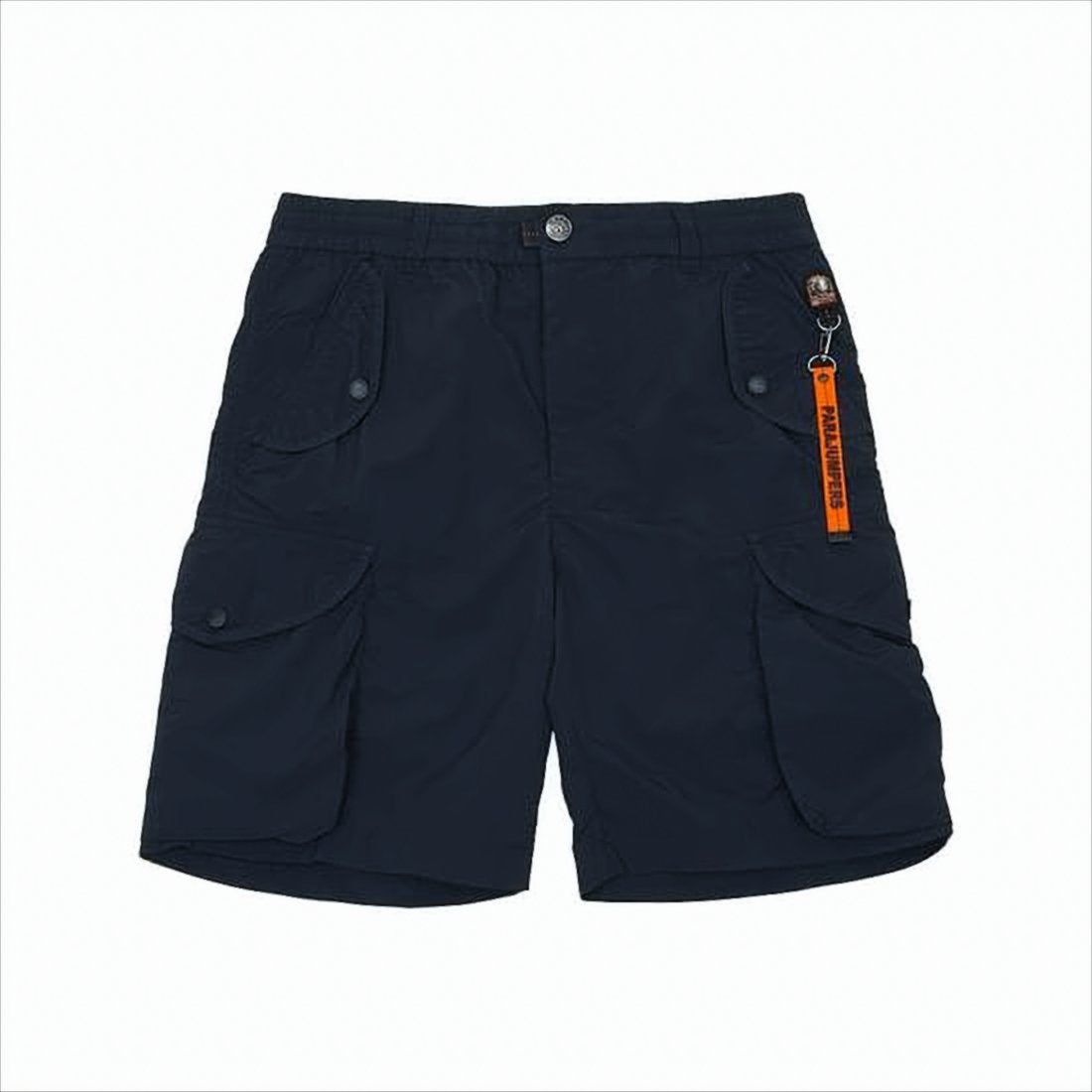 Utilitarian Blue Shorts with Structured Waistband