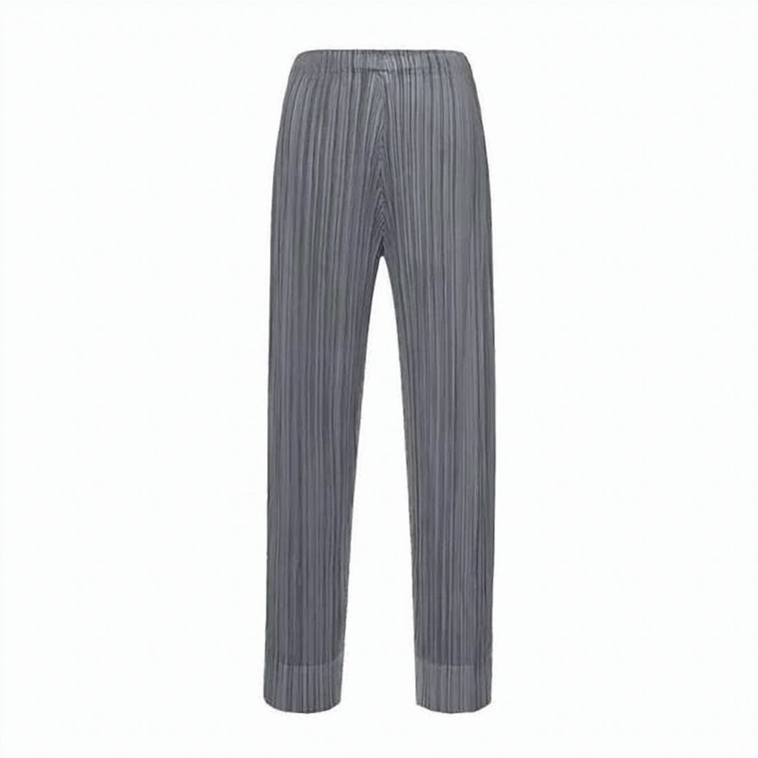 Pleated Straight Leg Pants