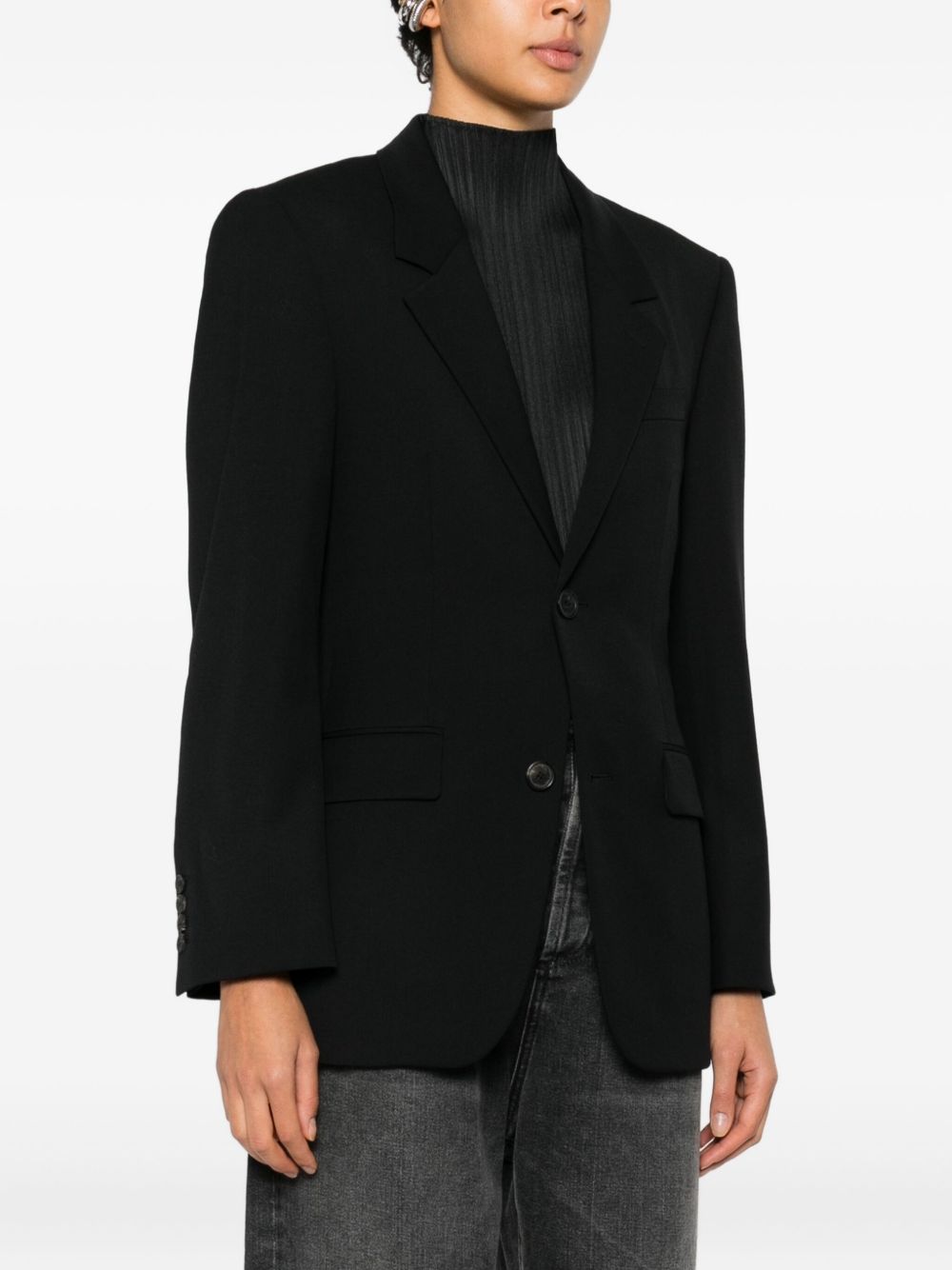 Standard Tailored Jacket In New Black