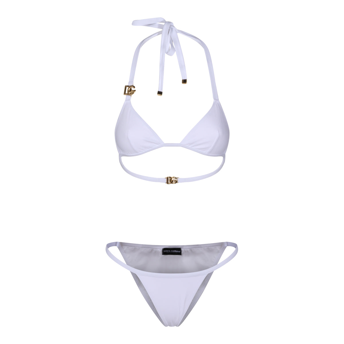 White Triangle Bikini