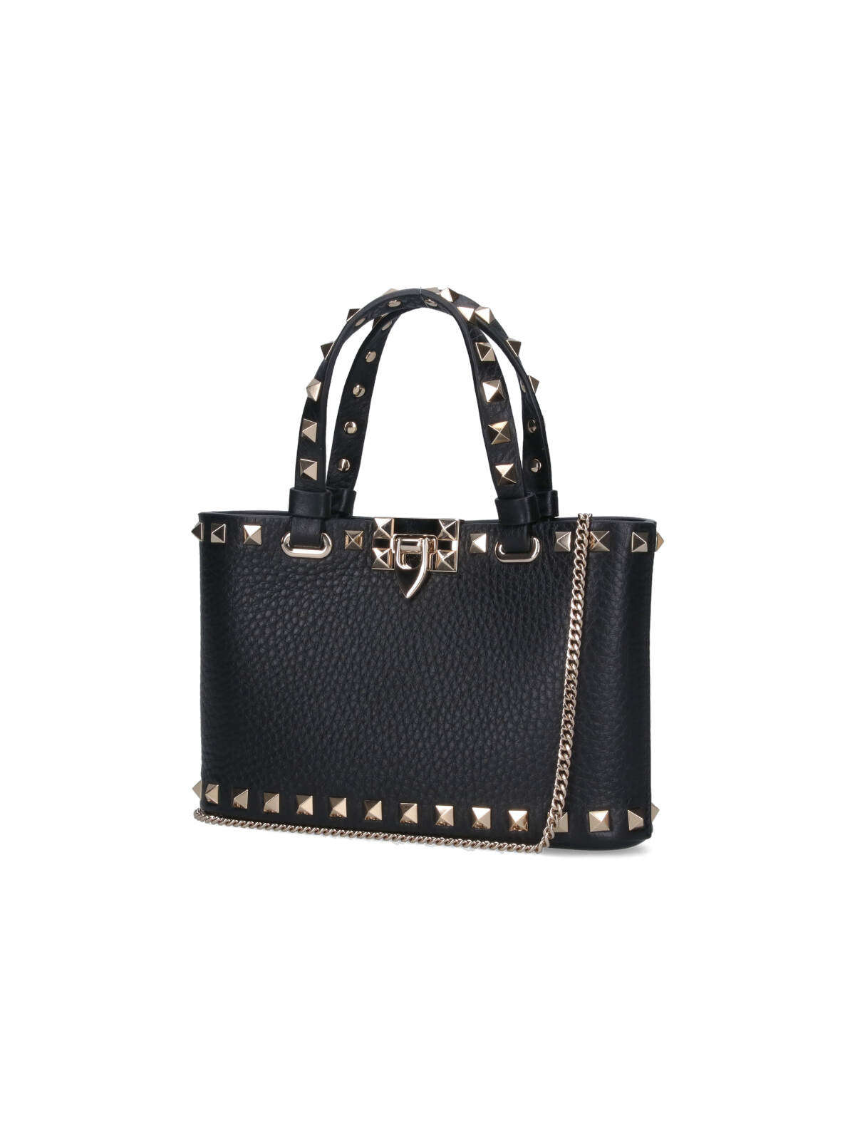 Mini Tote Bag with Rockstud Details