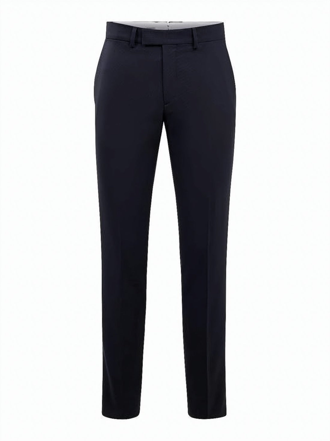 Slim Fit Tailored Suit Pants with Mid-Rise Waist