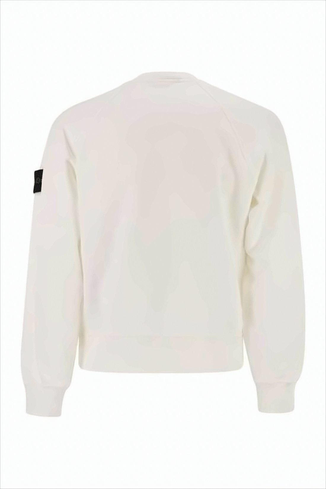 Long-Sleeve Minimalist Cotton T-Shirt with Compass Logo