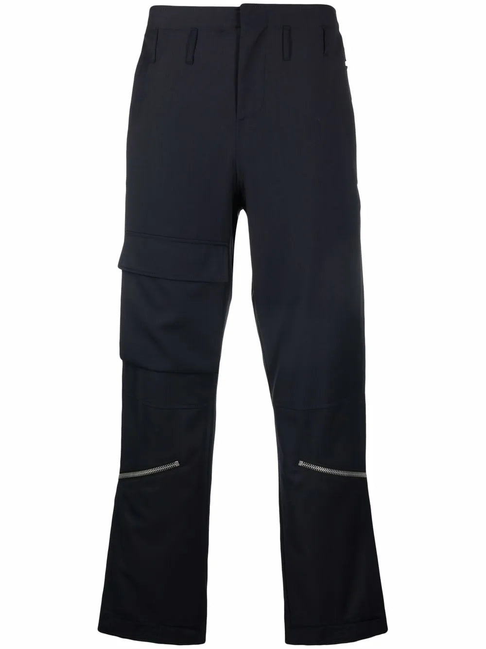 Straight Cut Neutrals Pants With Minimal Detailing