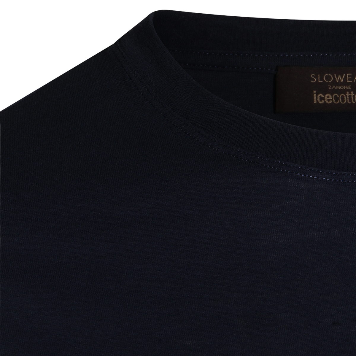 Fine Knit Crew Neck Sweatshirt