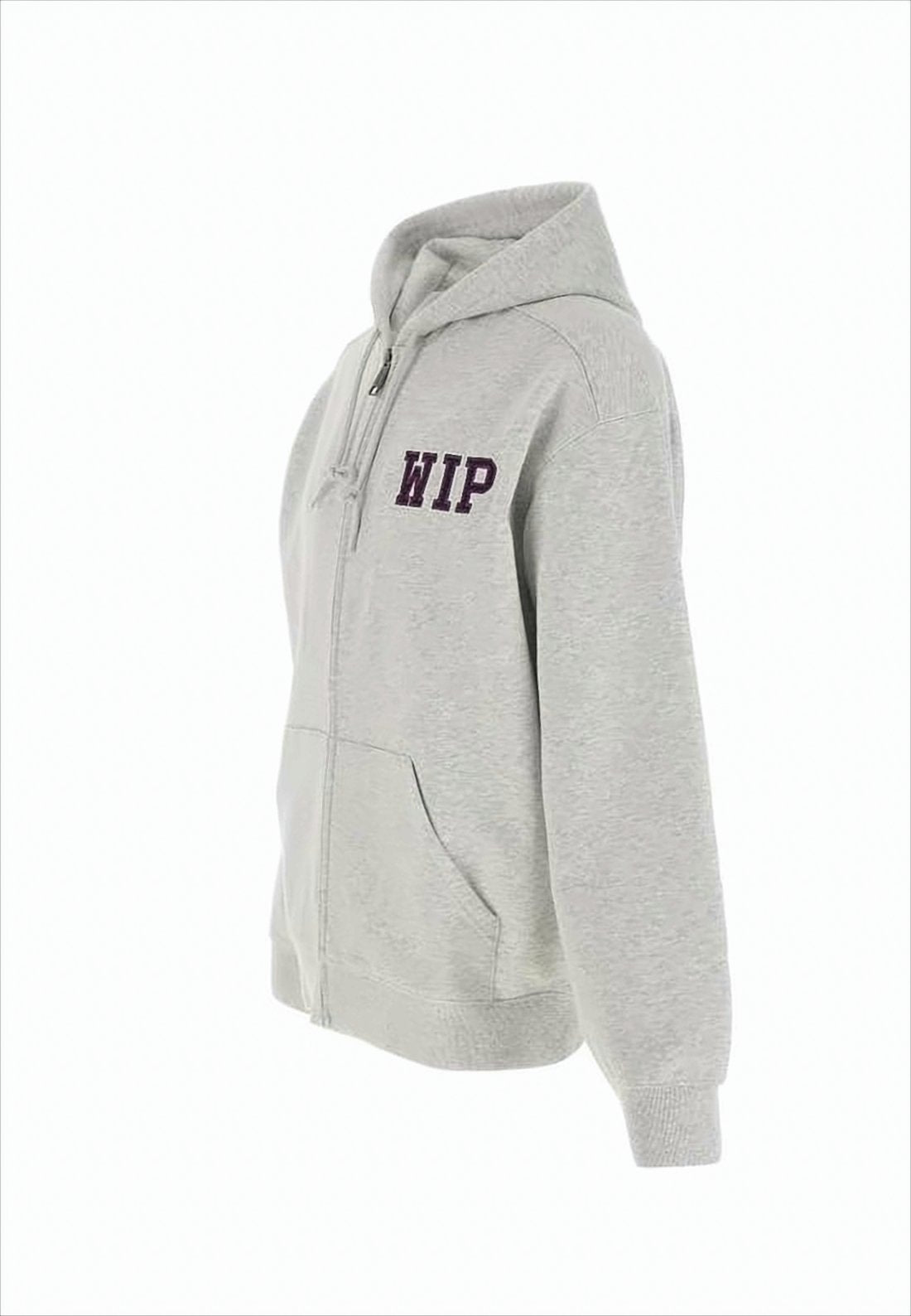 Relaxed Fit Grey Hoodie