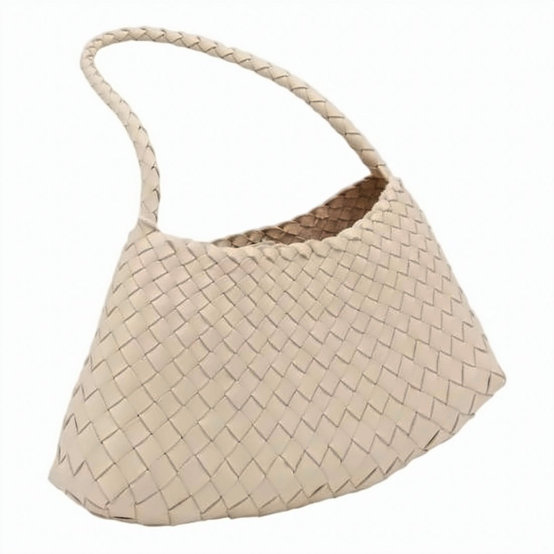 Woven Buffalo Leather Rosanna Shoulder Bag