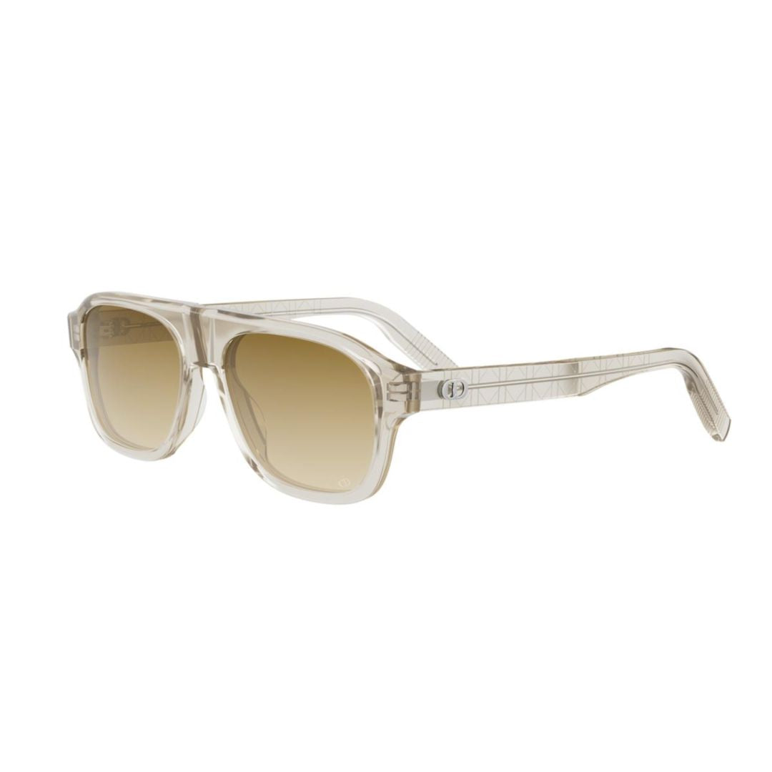 Cd Icon A1i Translucent Beige-Tinted Square Sunglasses
