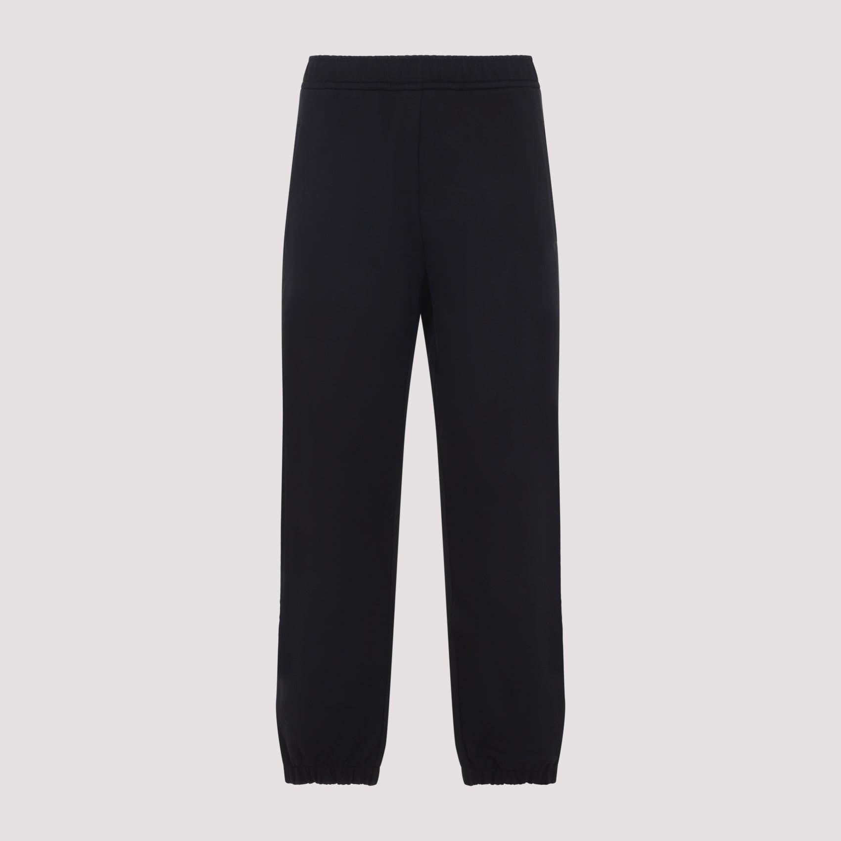 Relaxed Fit Black Casual Pants
