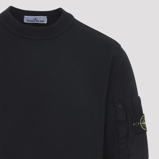 Long-Sleeve Cotton Sweatshirt with Iconic Emblem