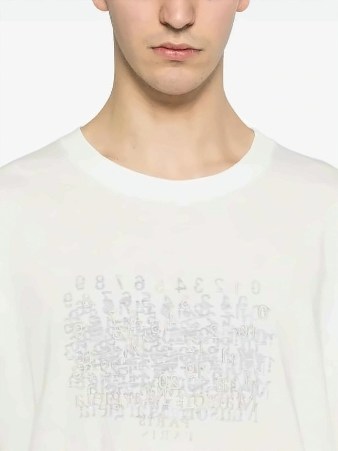 Short-Sleeved T-Shirt With Abstract Print