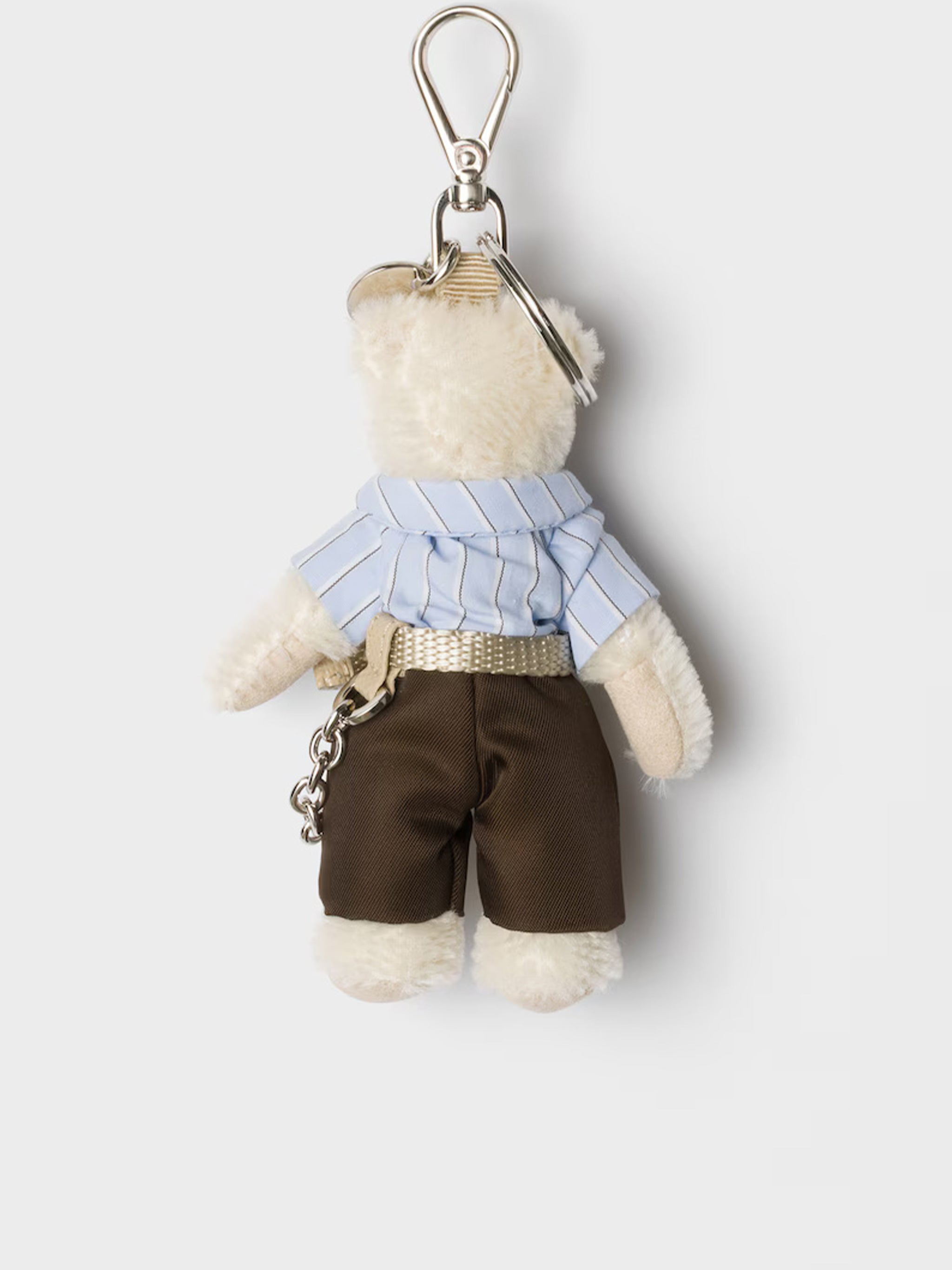 White Trick Orsetto Plush Teddy Keyrings