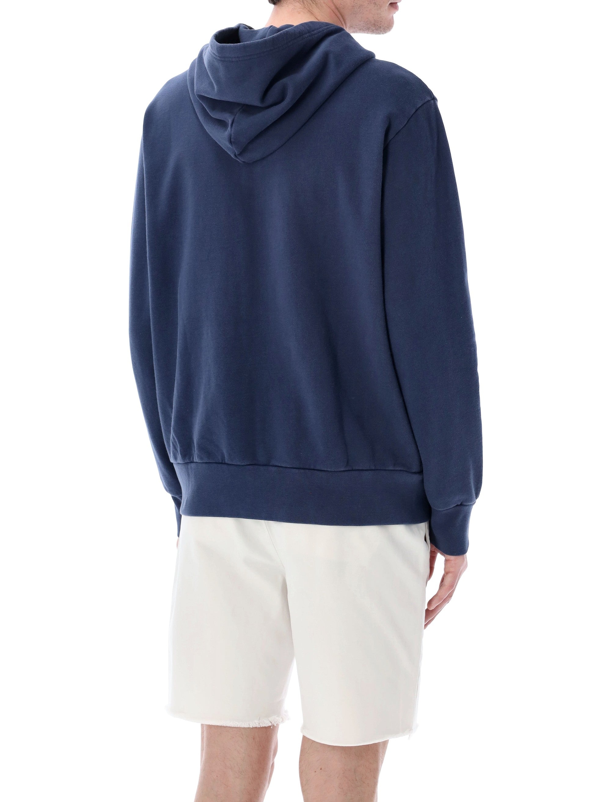 Full-Zip Hoodie in Soft Cotton Fleece