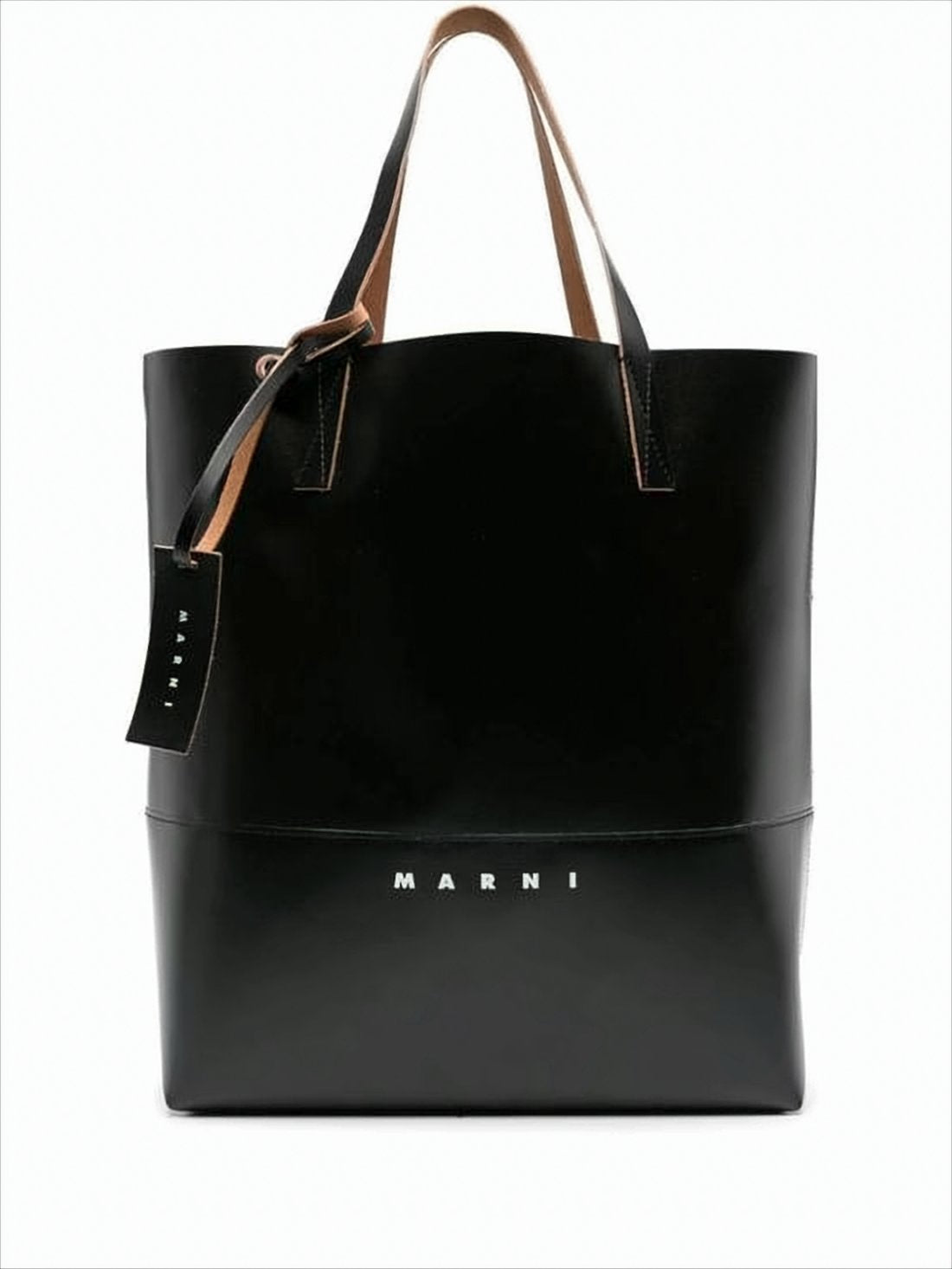 Minimalist Black Polyester Tote Bag