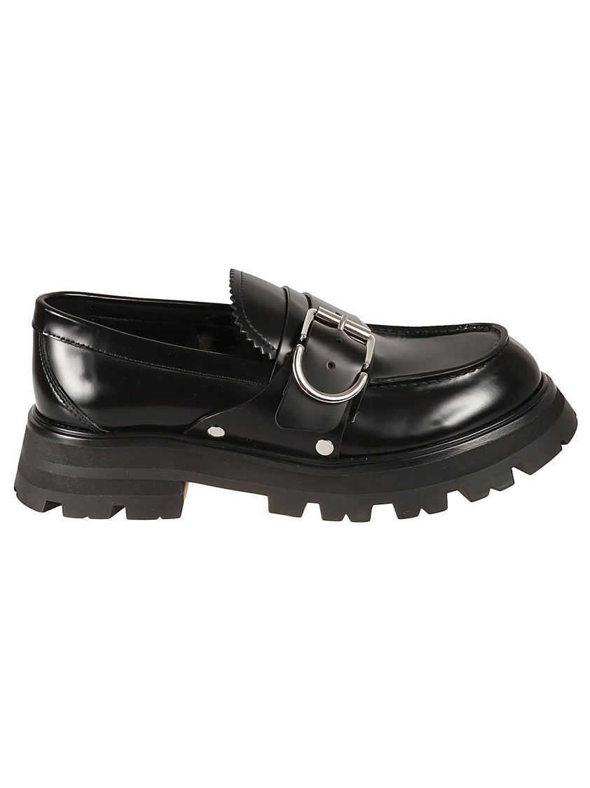 Sole Black Flat Shoes
