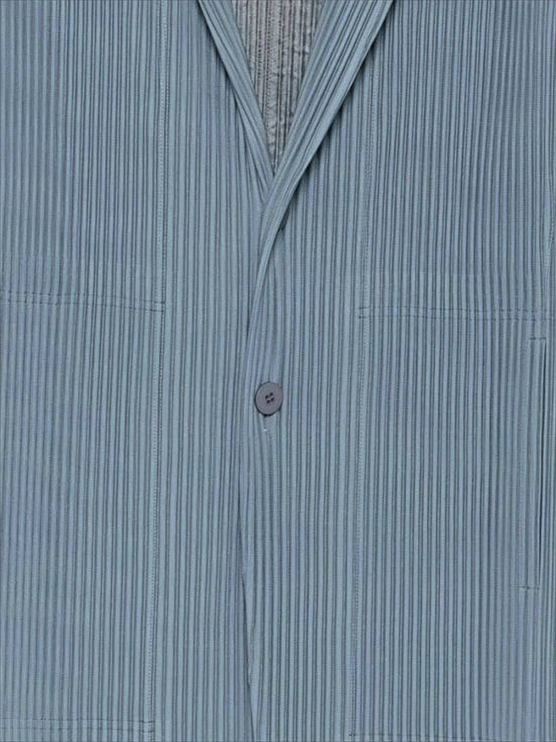 Finely Pleated Blue Jacket