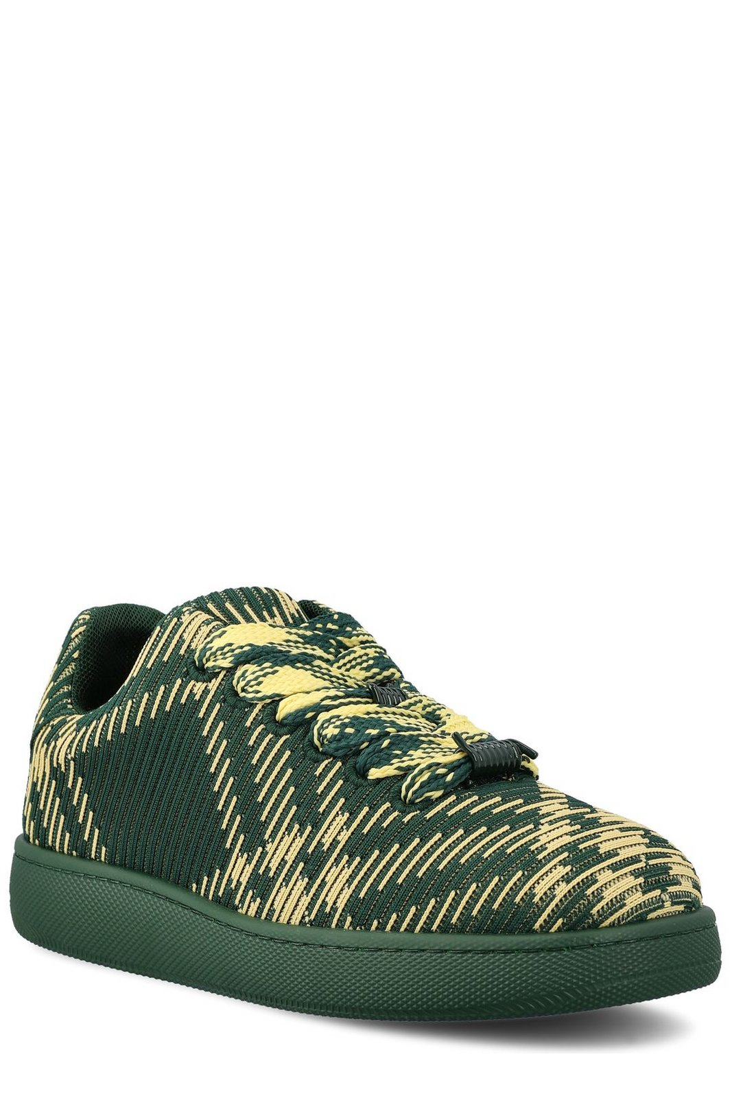 Dark Green Low-Top Sneakers