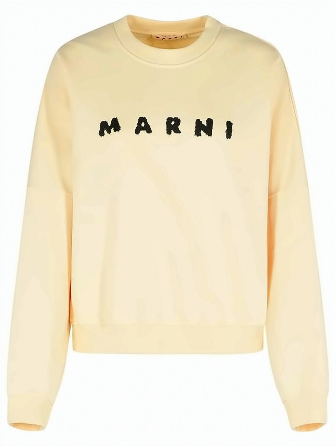 Relaxed Fit Long-Sleeved Cropped Sweatshirt