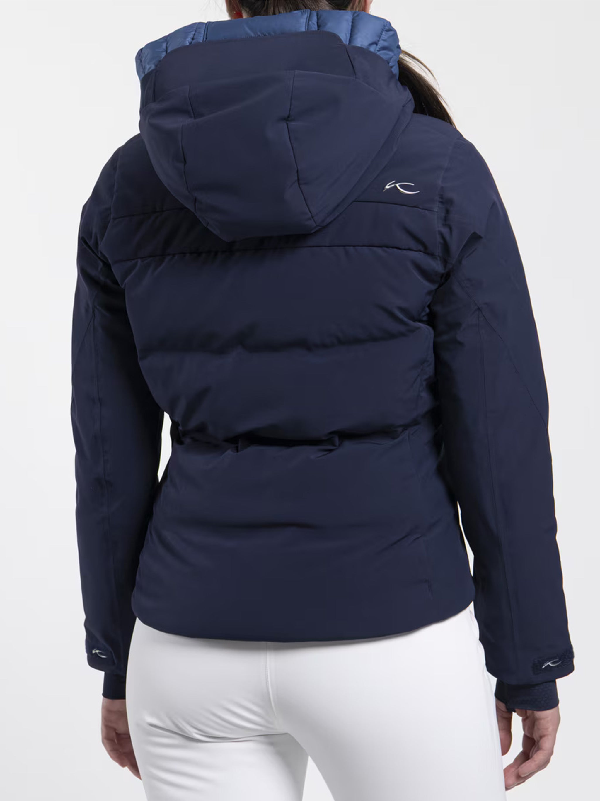Black Capture Fitted Padded Jacket