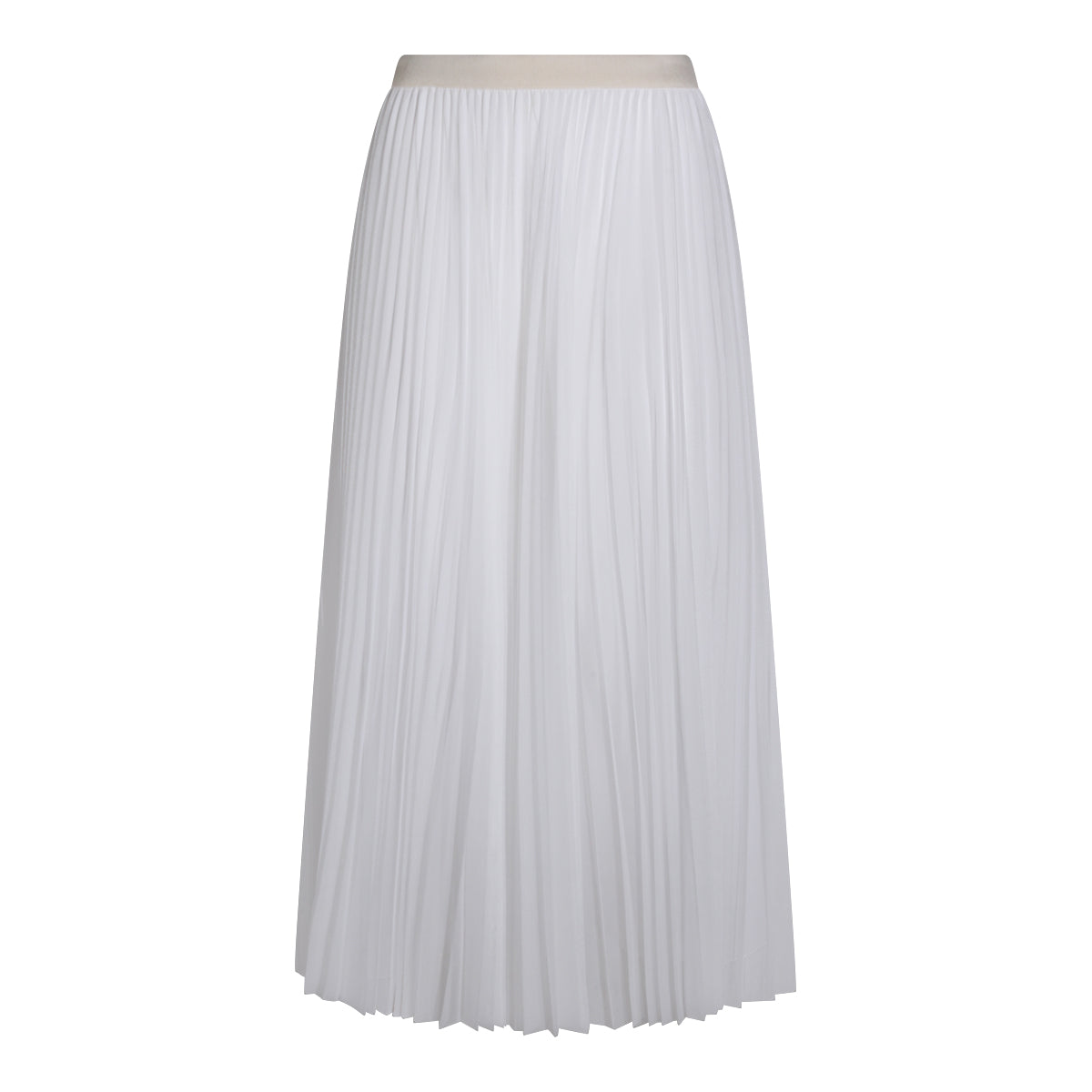Midi Skirt With Pleated Design
