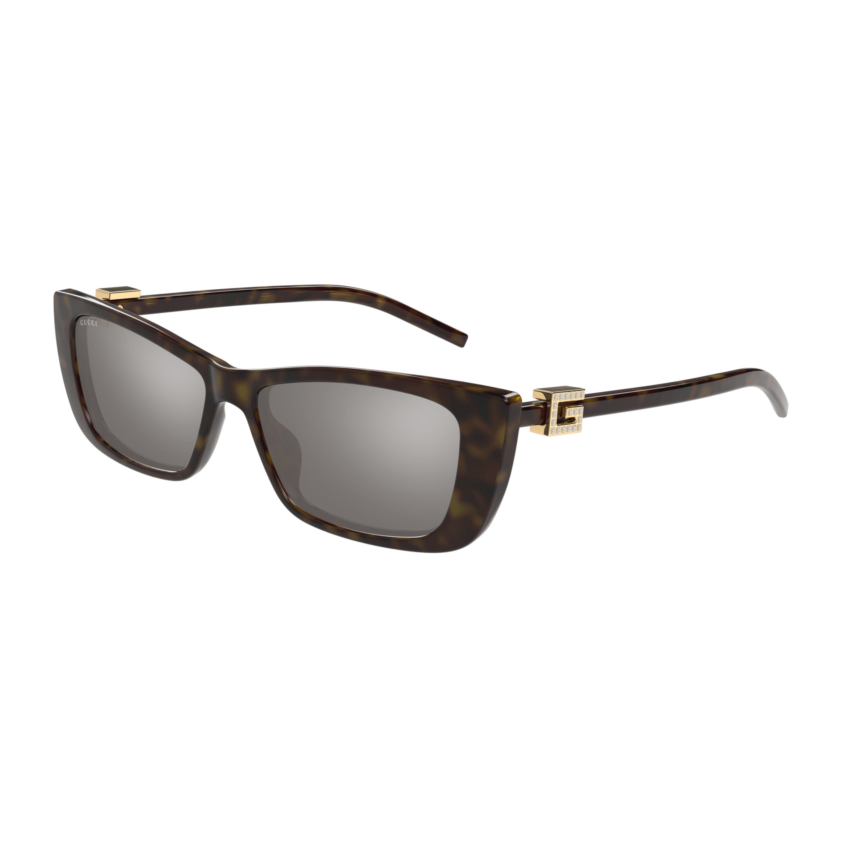 Gg1681s Tortoiseshell Rectangular Sunglasses