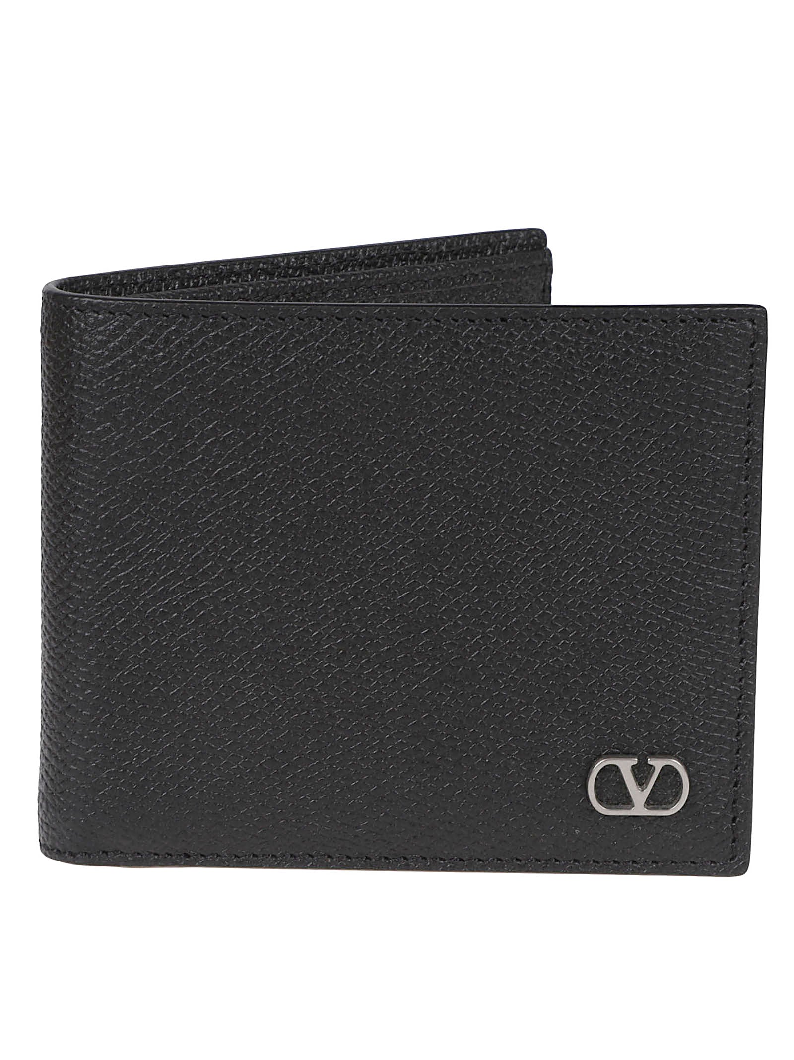 Textured Calf Leather Bifold Wallet