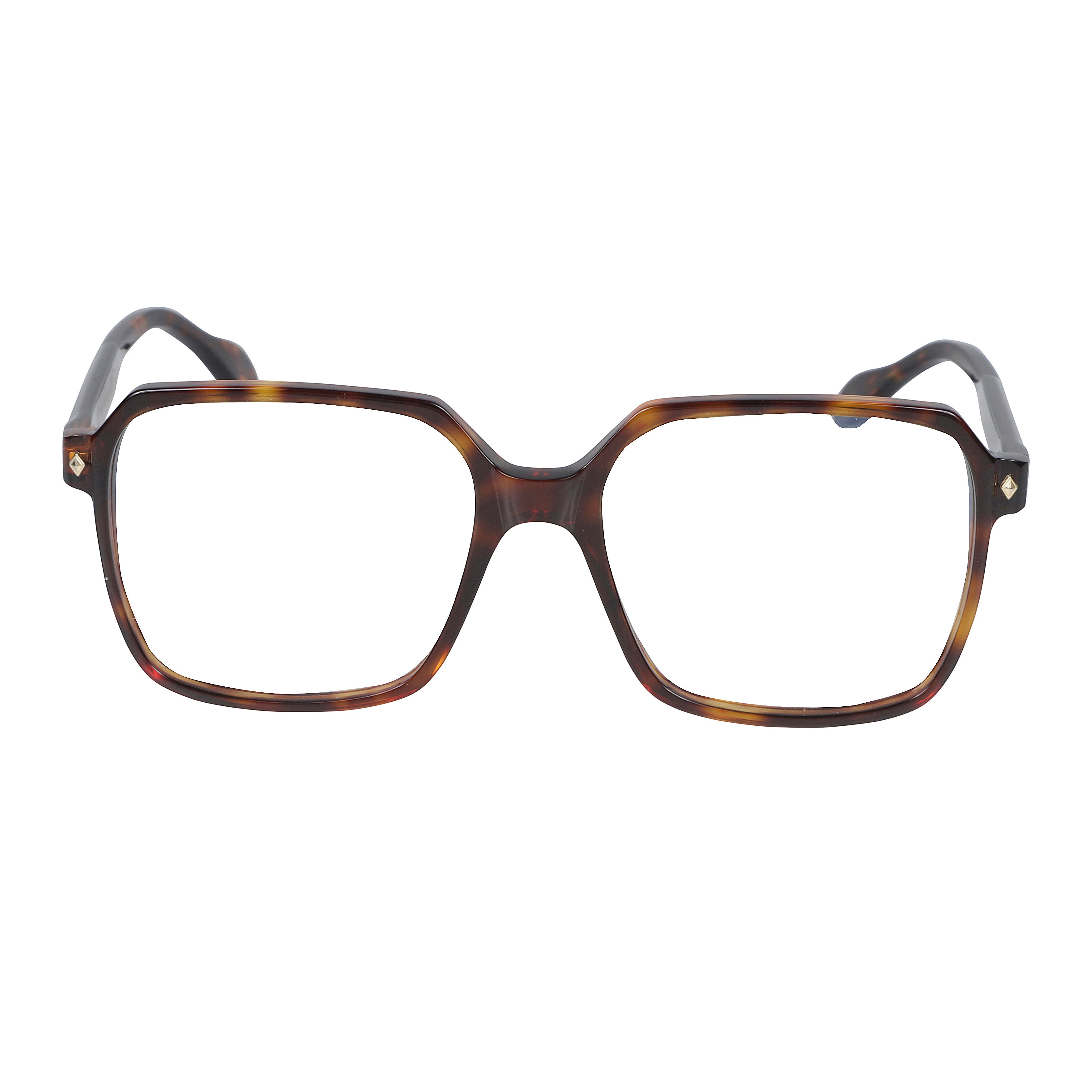 Lisa Glamour/N Tortoiseshell Square Frame Sunglasses with Gold Accents