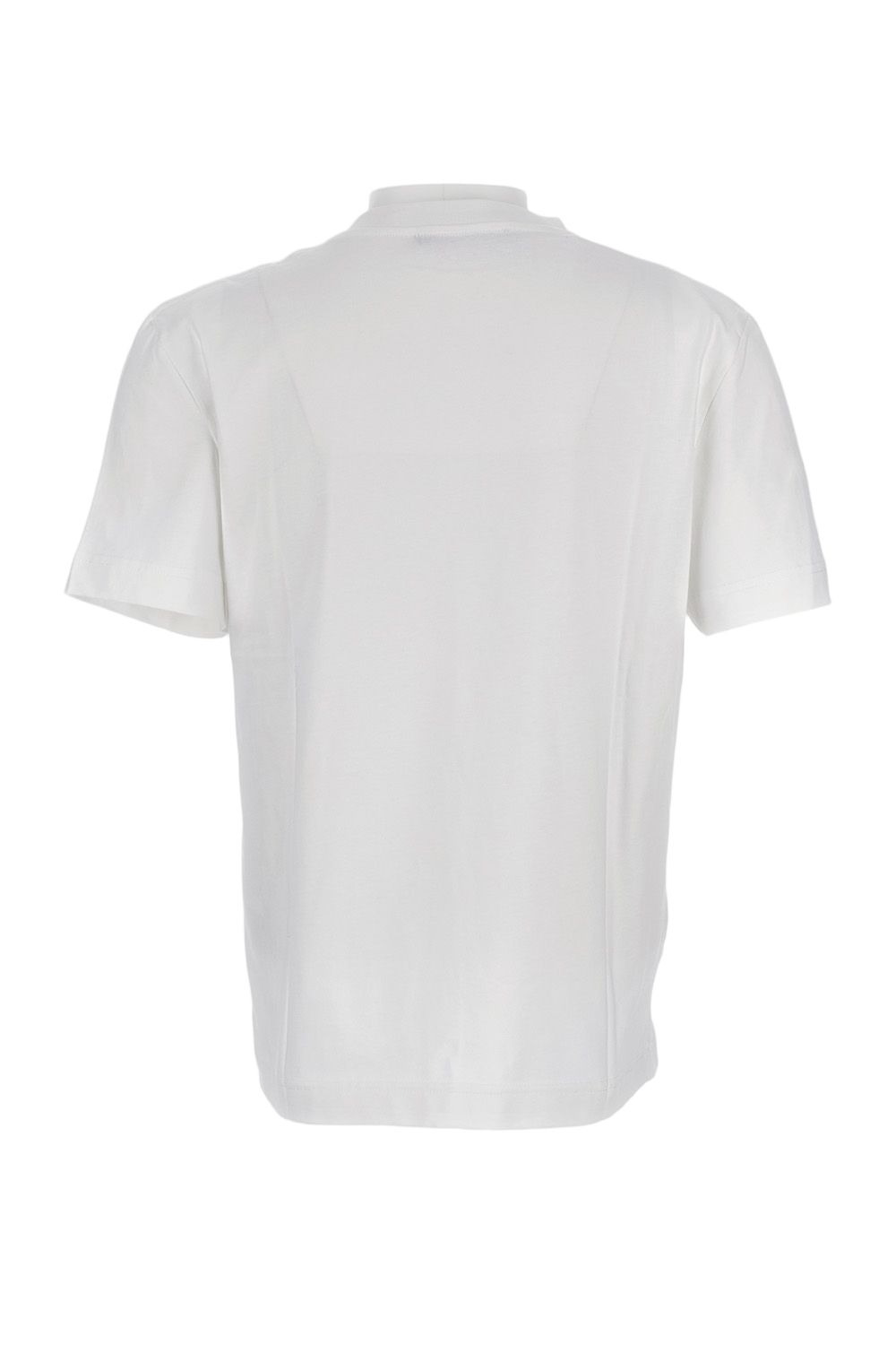Crew Neck T-Shirt with Logo Label